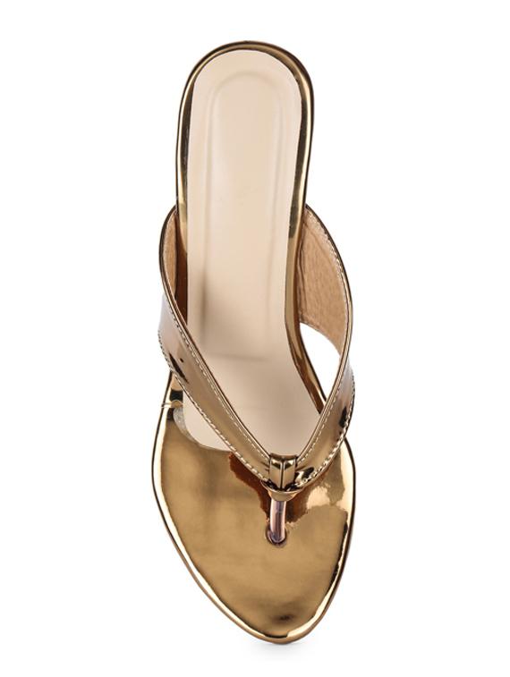 t-strap slip on sandal - 19695994 - Standard Image - 4