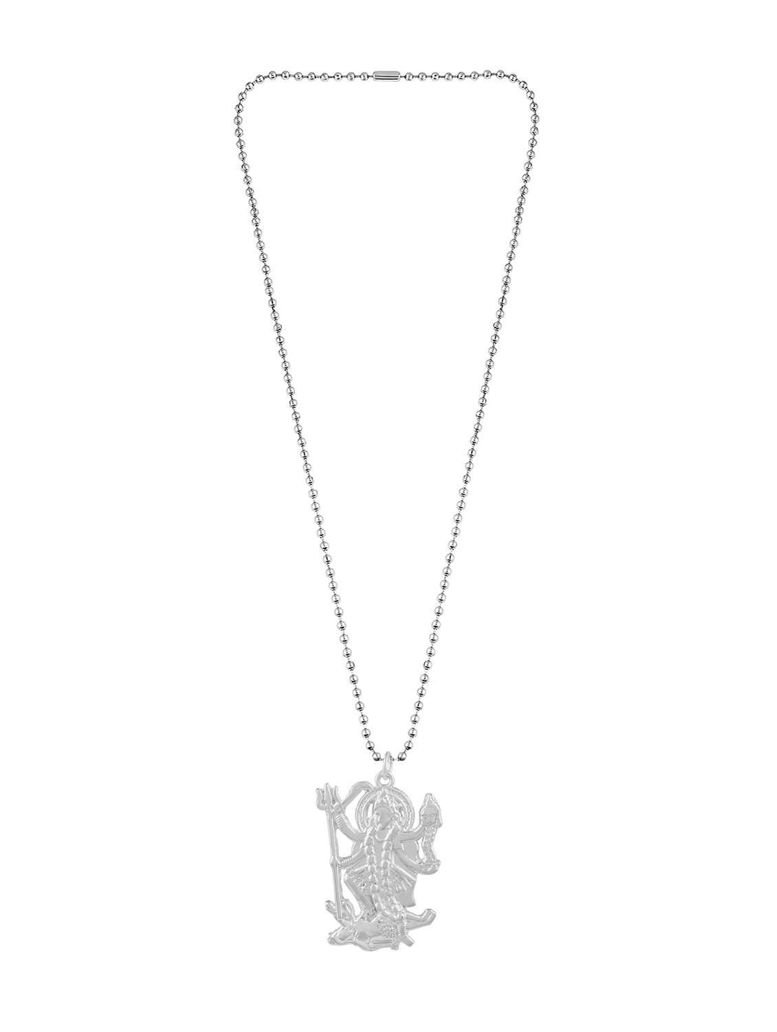 men silver plated pendant  - 19696638 -  Standard Image - 1