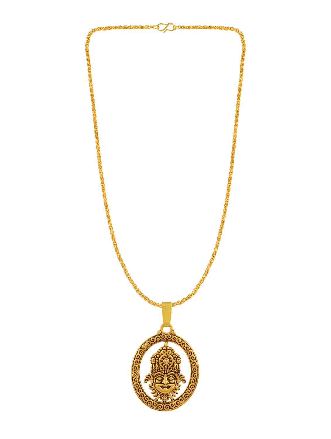 men gold plated pendant  - 19696639 -  Standard Image - 1