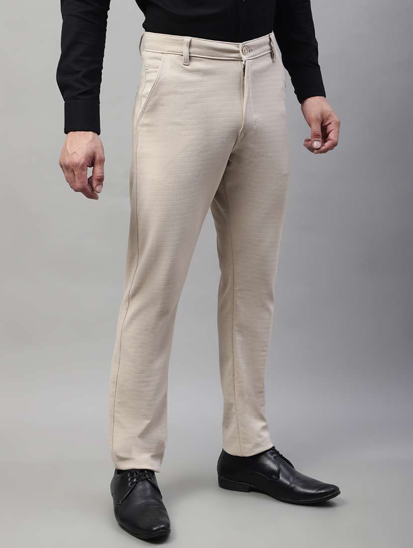 solid flat front formal trouser - 19697938 -  Standard Image - 1