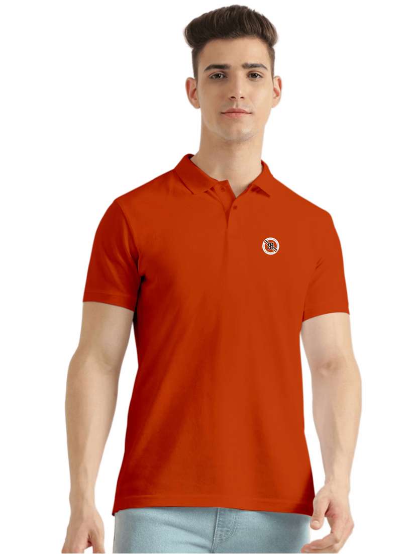 solids cotton polo t-shirt
