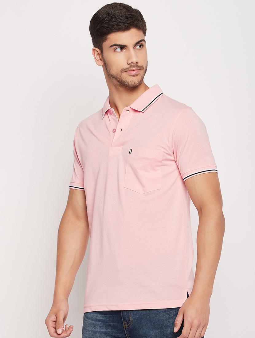 polo neck solid polo t-shirt - 19698746 - Zoom Image - 0