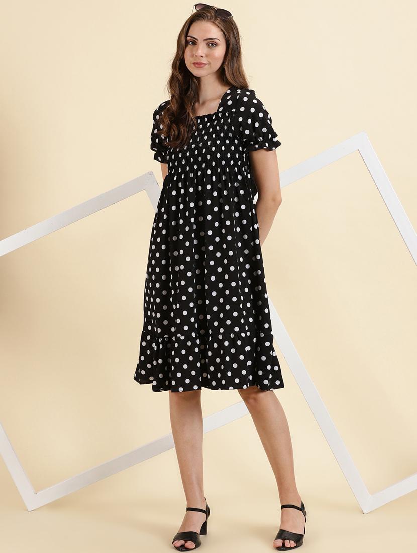 women's tiered dress geometric dress - 19698844 - Standard Image - 4