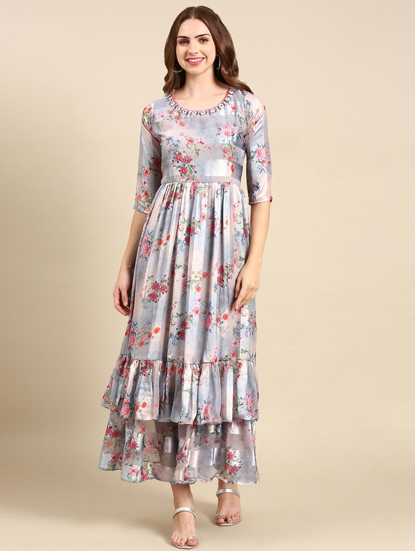 women's layered floral dress - 19698853 -  Zoom Image - 0
