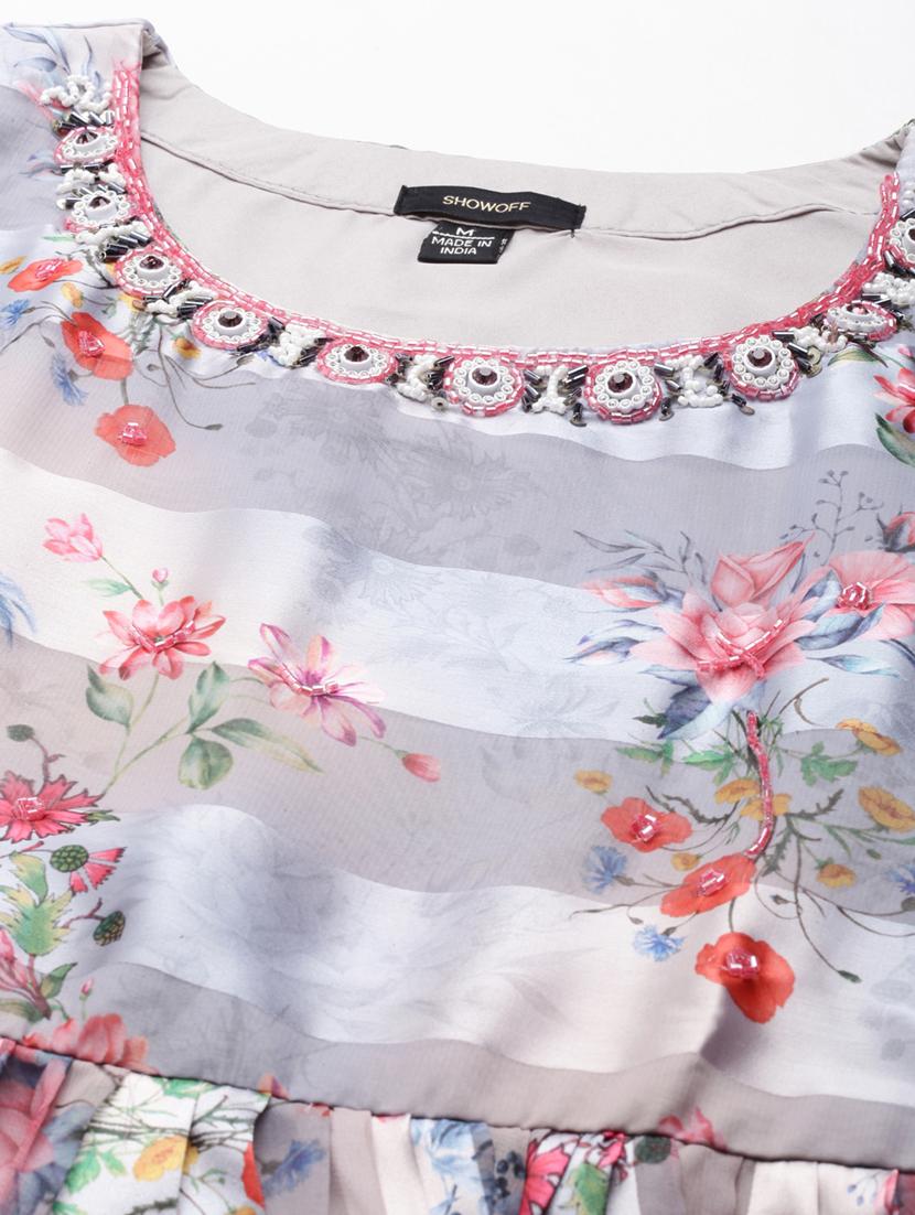 women's layered floral dress - 19698853 - Standard Image - 4