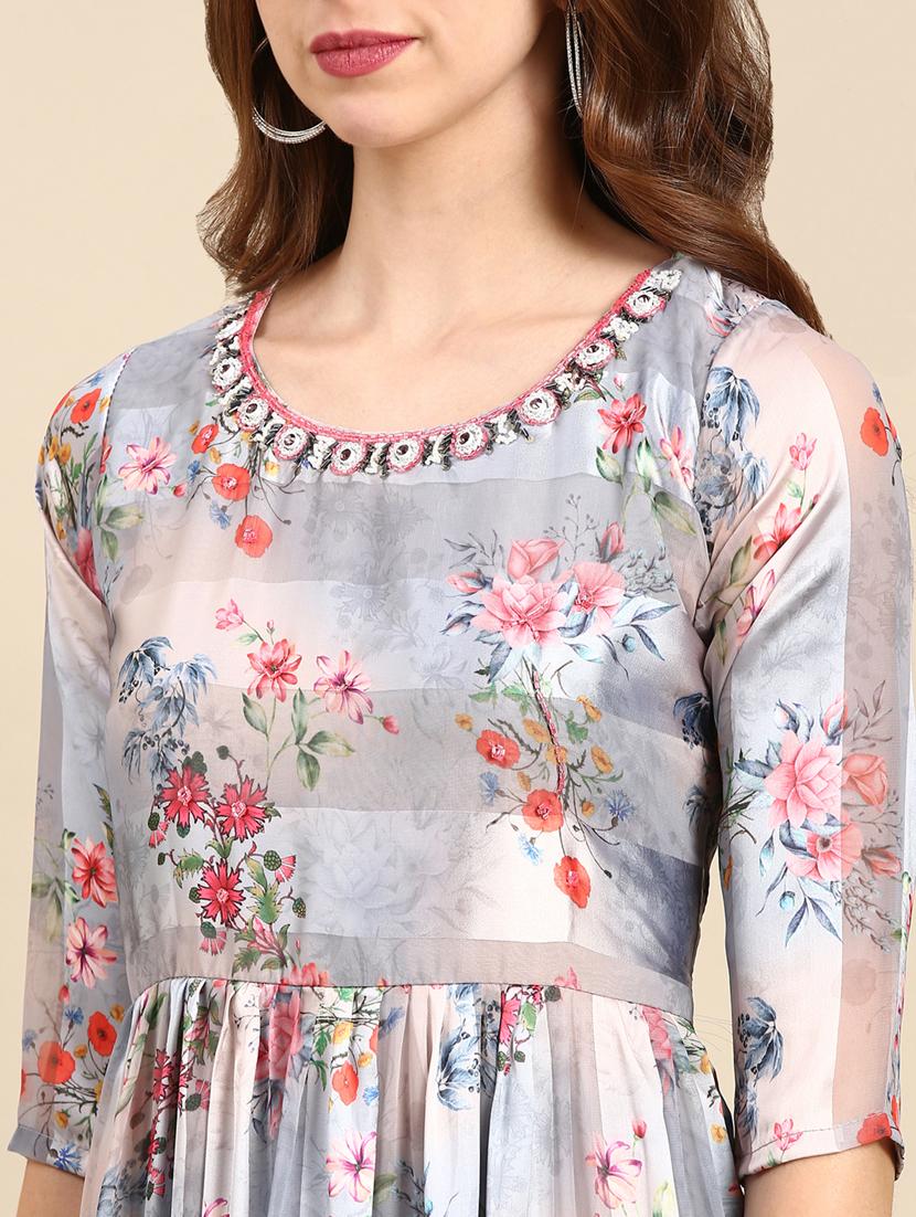 women's layered floral dress - 19698853 - Standard Image - 6