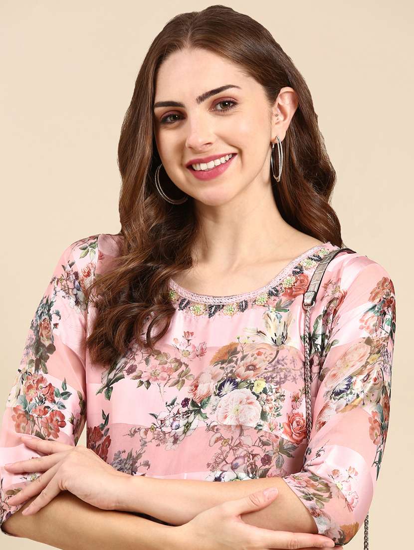 women's fit & flare floral dress - 19698854 -  Standard Image - 4