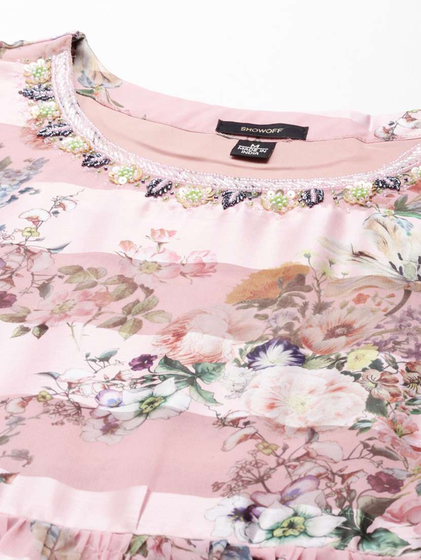 women's fit & flare floral dress - 19698854 -  Standard Image - 6