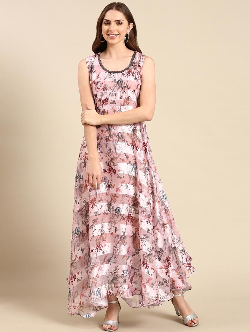 women's fit & flare floral dress - 19698858 -  Zoom Image - 0