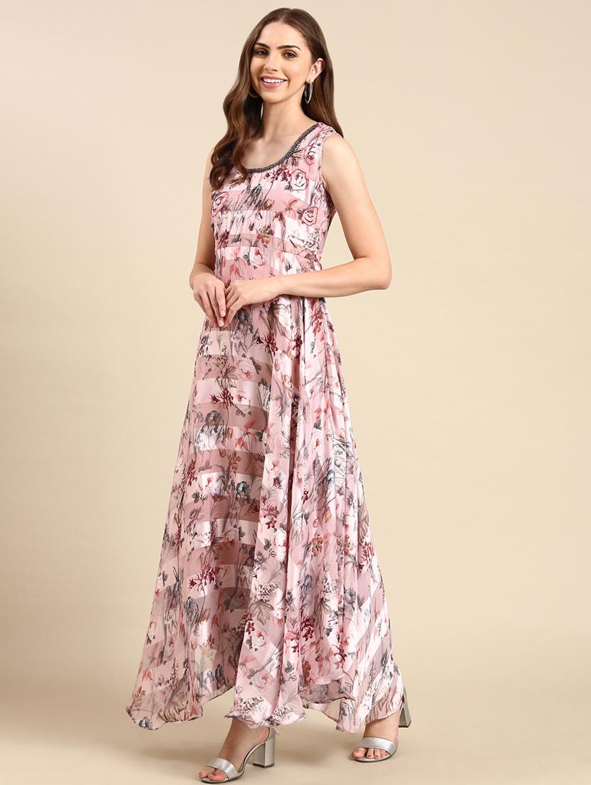women's fit & flare floral dress - 19698858 -  Standard Image - 1