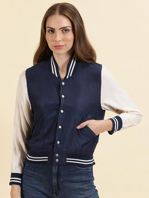 women mandarin collar regular jacket - 19698874 -  Standard Image - 0