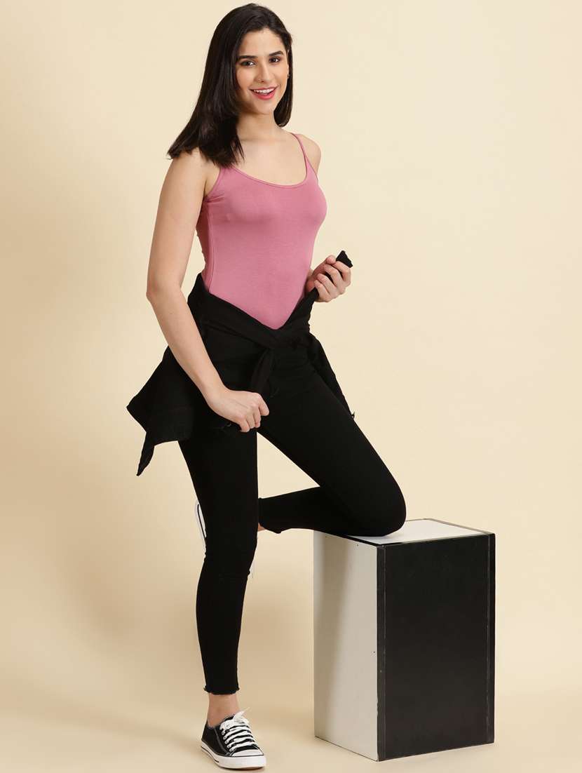 women's tank top shoulder strap top - 19699153 -  Standard Image - 4