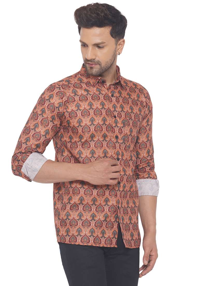 mens printed casual shirt - 19699207 -  Standard Image - 1