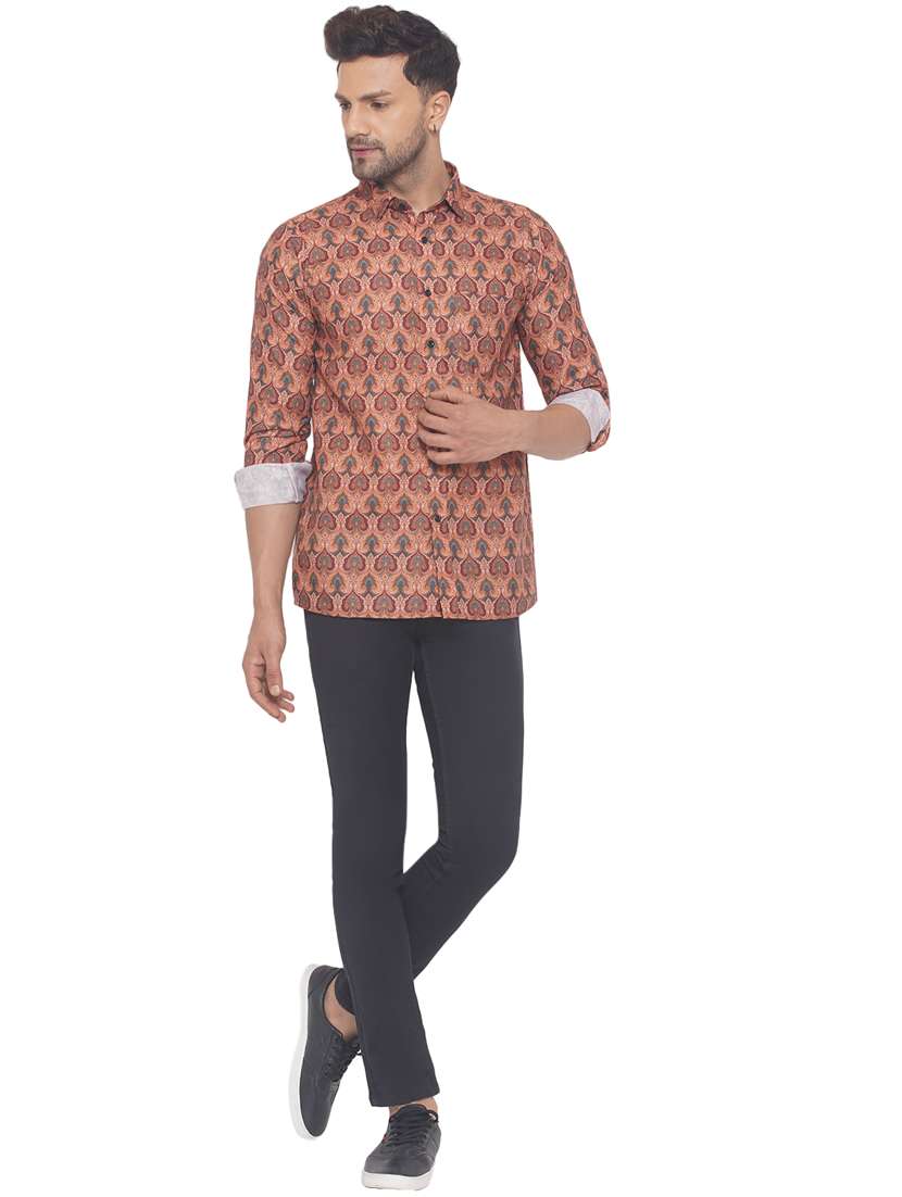 mens printed casual shirt - 19699207 -  Standard Image - 4