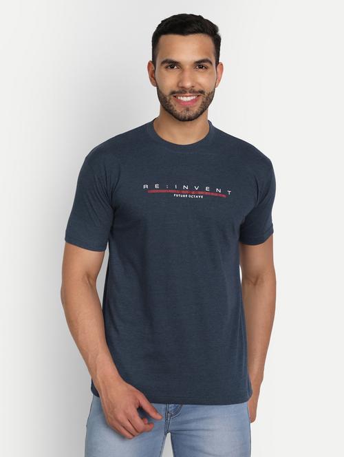 crew neck typographic regular t-shirt - 19700259 - Standard Image - 0