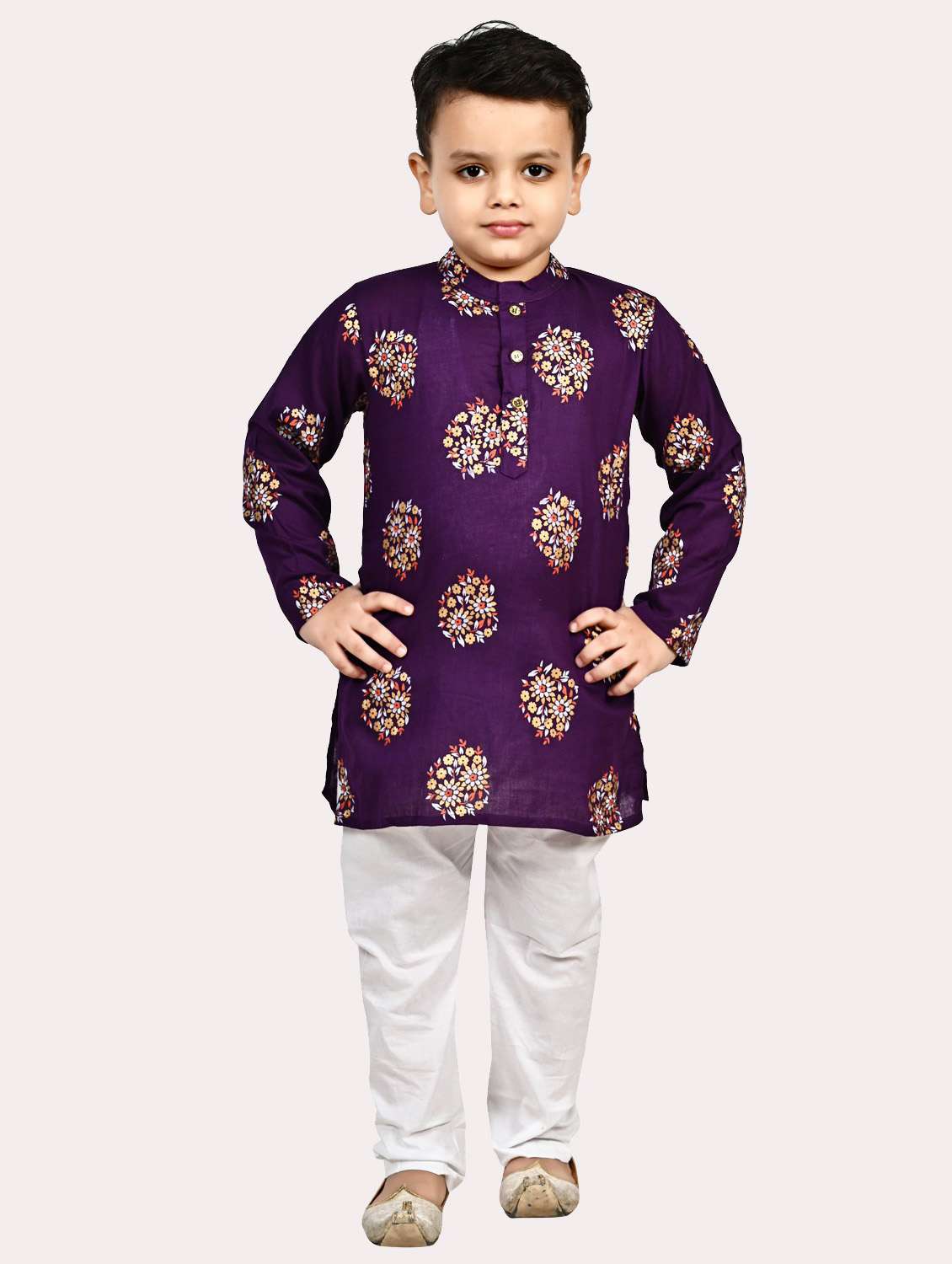 floral print kurta set