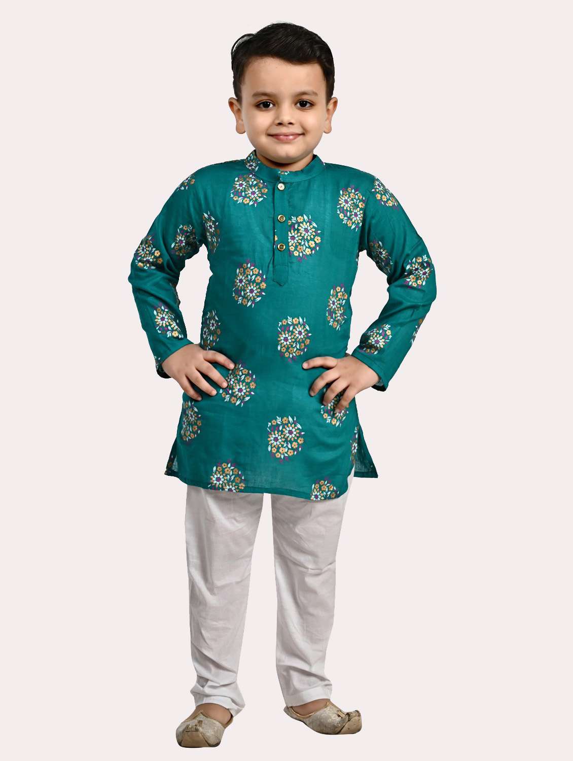 floral print kurta set