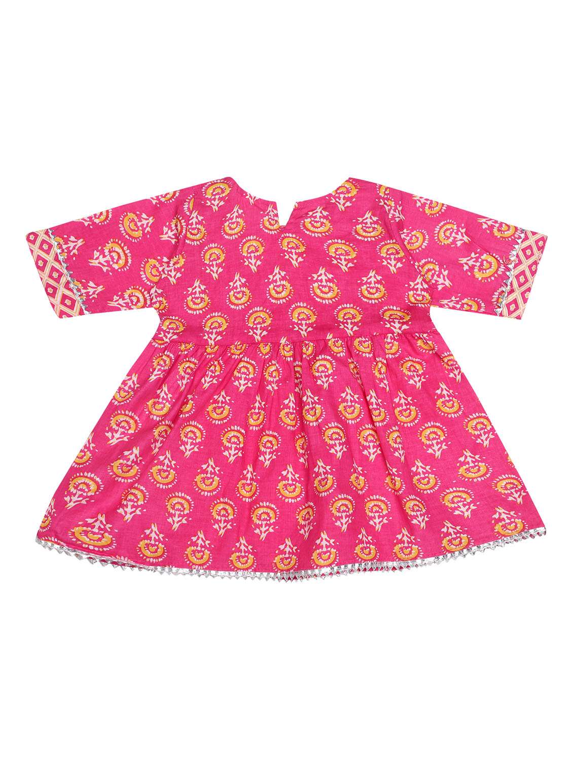 pink printed kurta sharara set - 19701260 - Standard Image - 1