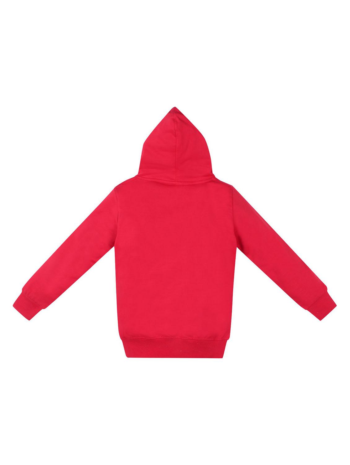 front print hood neck sweatshirt - 19701294 - Standard Image - 1