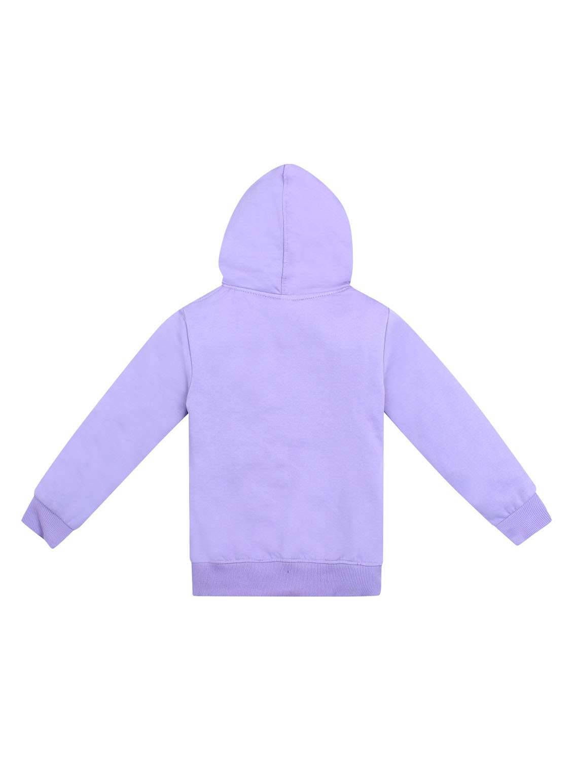 front print hood neck sweatshirt - 19701297 -  Standard Image - 1