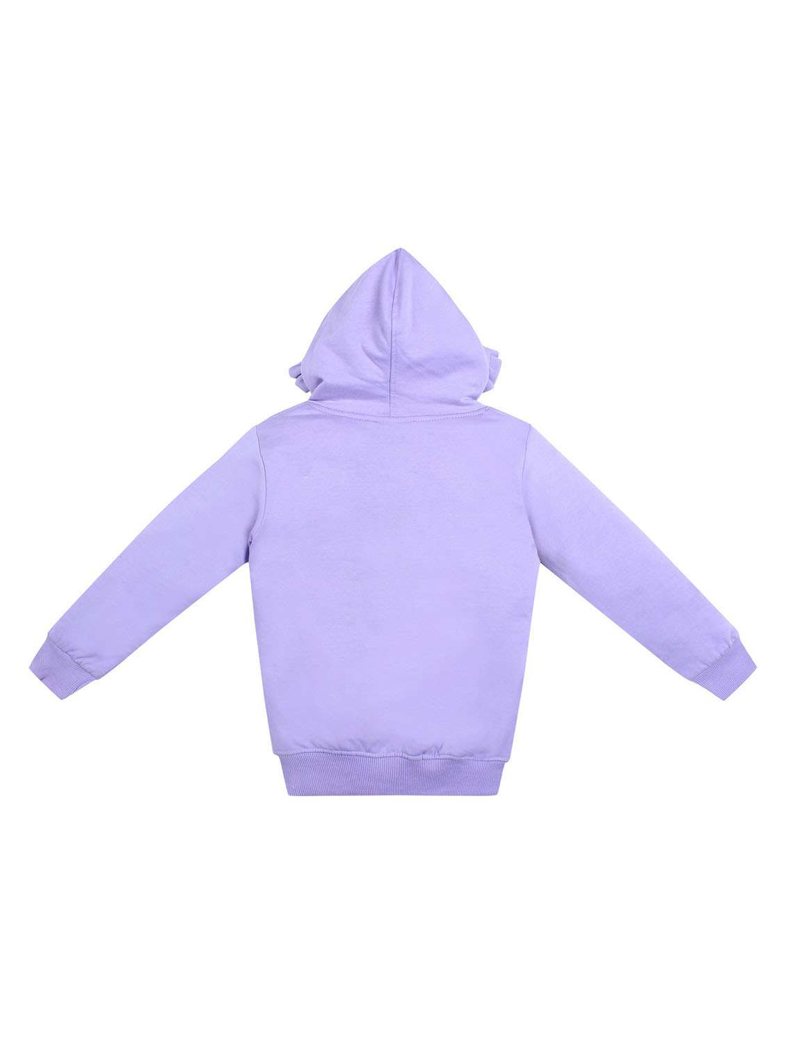 front print hood neck sweatshirt - 19701300 -  Standard Image - 1