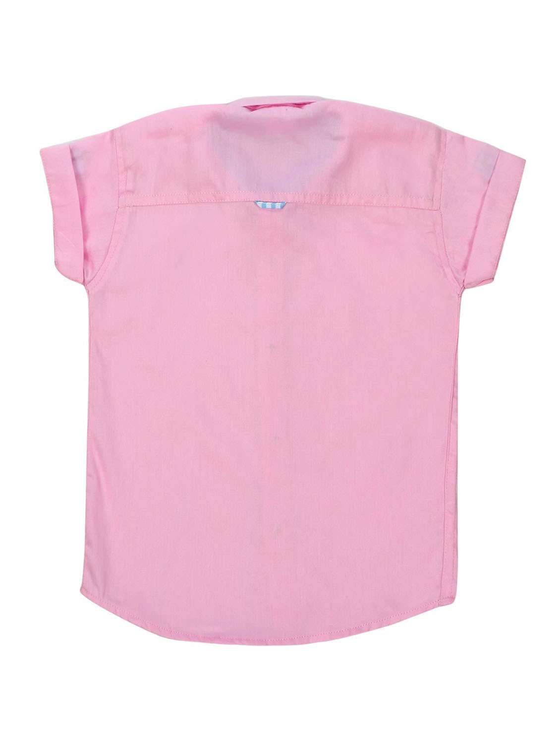 boys pink cotton shirt - 19701313 - Standard Image - 1