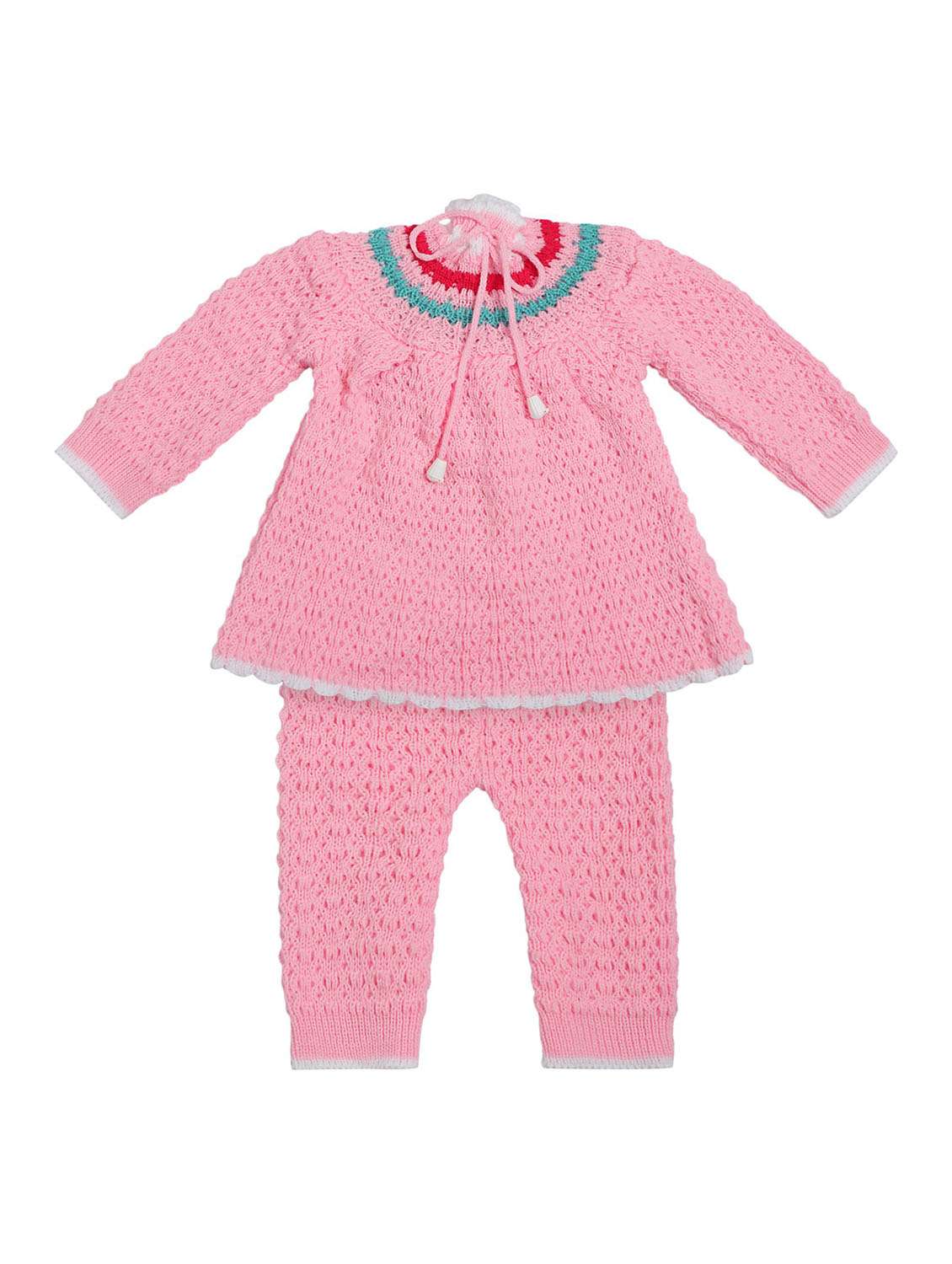 girls self design full length set with cap - 19701331 - Standard Image - 1