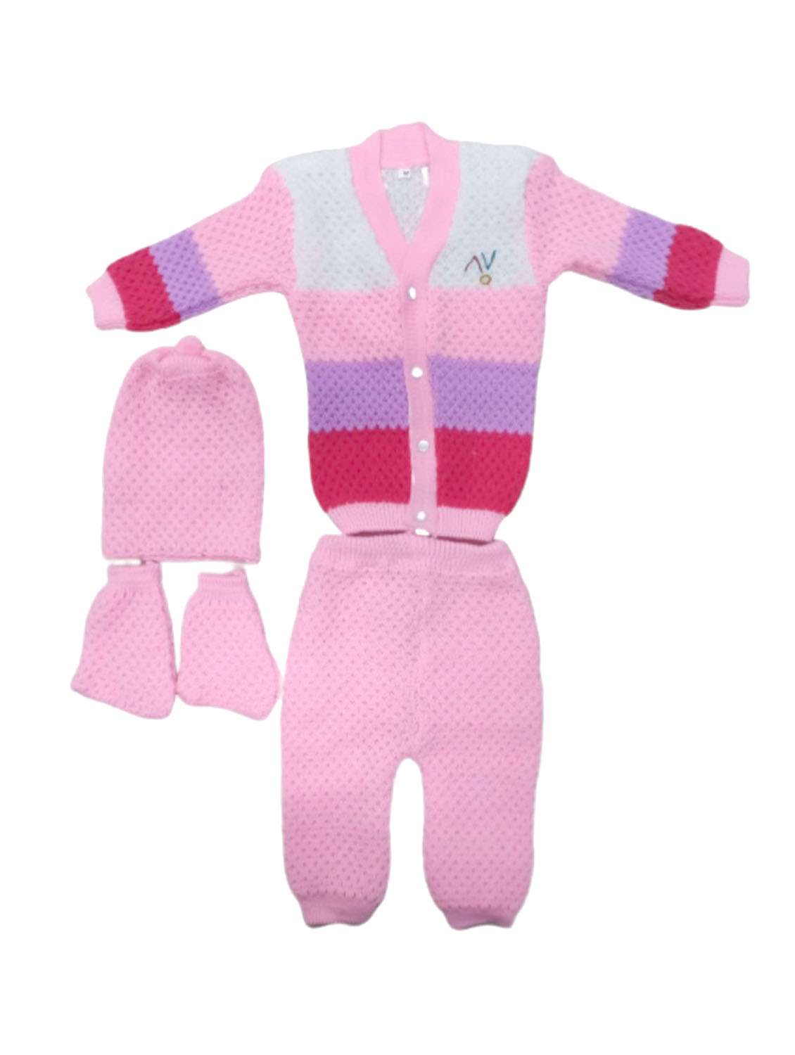 boys self design full length set with cap & socks