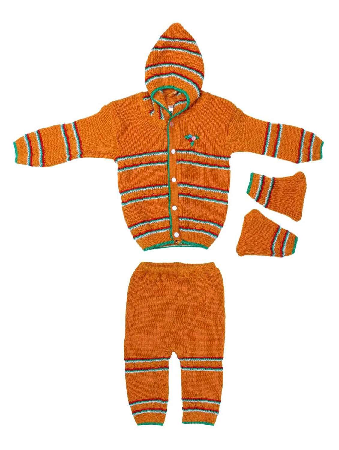 boys stripes full length set with socks