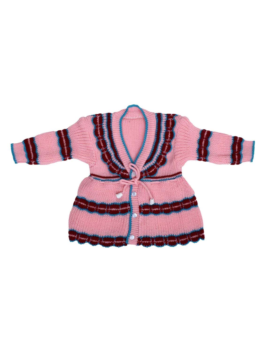 girls self design full length set with cap - 19701350 -  Standard Image - 1