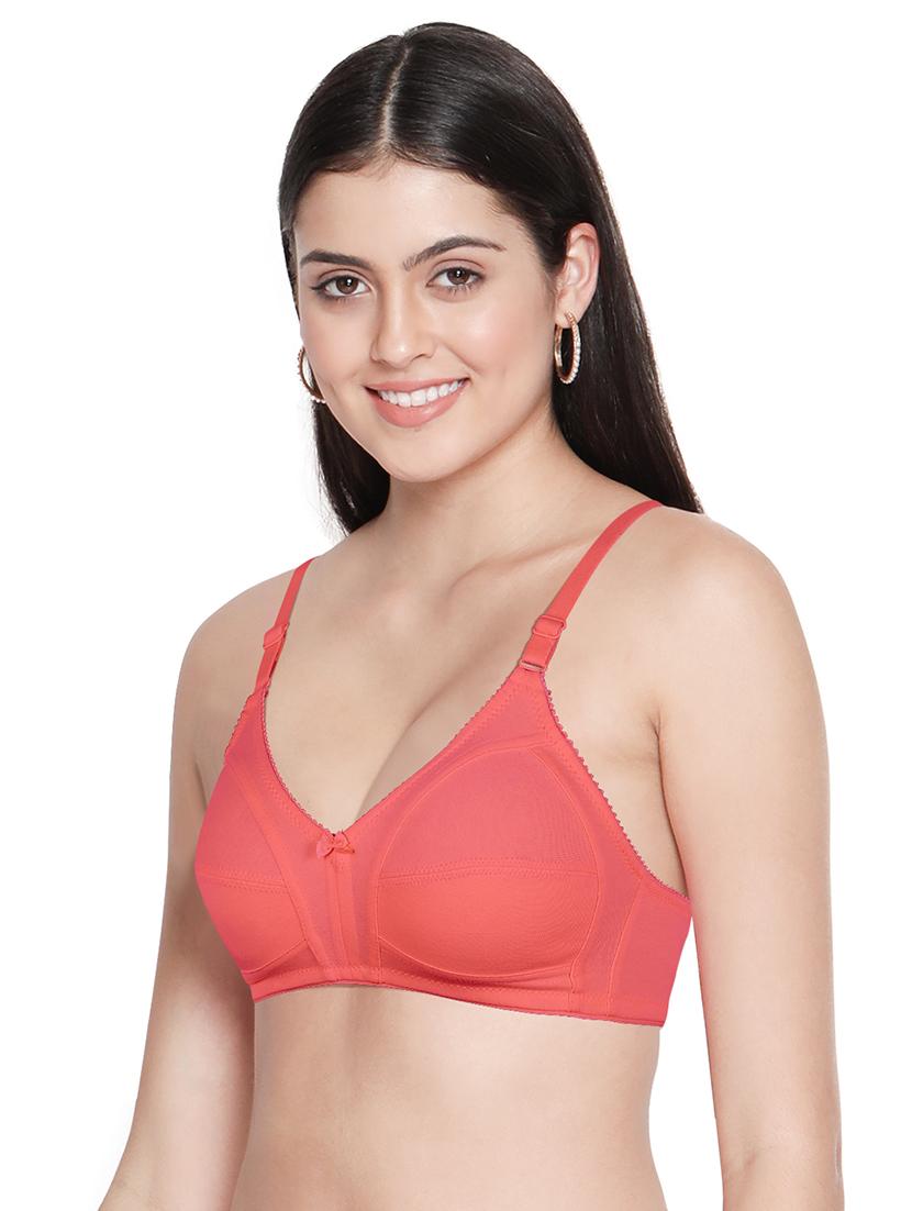 orange poly spandex tshirt bra - 19706993 - Standard Image - 1