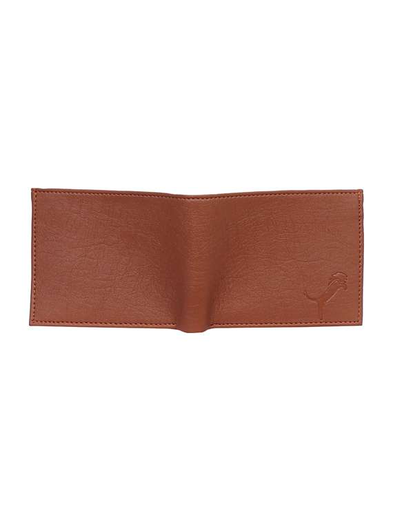 brown leatherette wallet - 19707773 -  Standard Image - 1