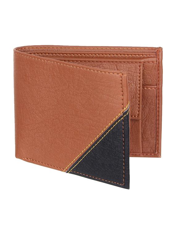 tan leatherette wallet - 19707793 - Standard Image - 1
