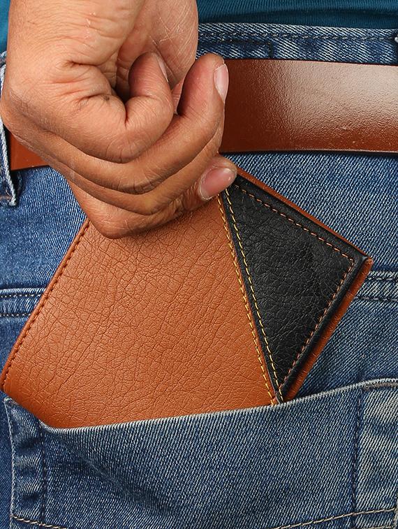 tan leatherette wallet - 19707793 - Standard Image - 4