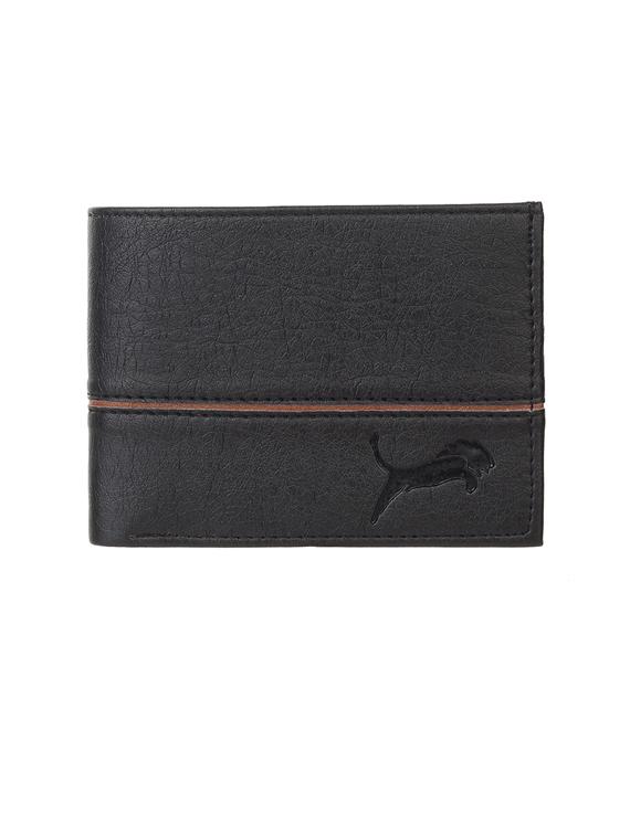 black leatherette wallet - 19707809 -  Zoom Image - 0
