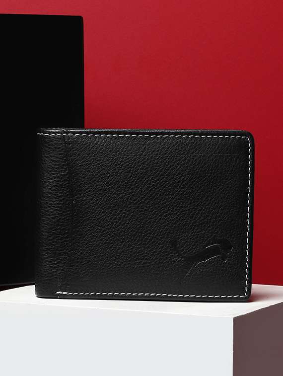 solid genuine leather wallet