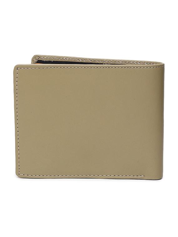 khaki genuine leather wallet - 19707841 -  Standard Image - 1