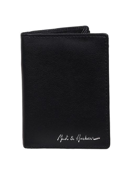 black leatherette wallet - 19707919 -  Standard Image - 0