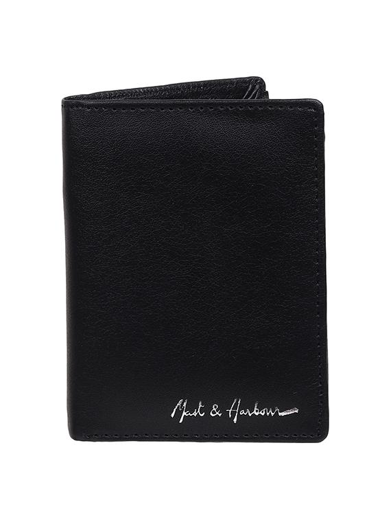 black leatherette wallet - 19707919 -  Zoom Image - 0