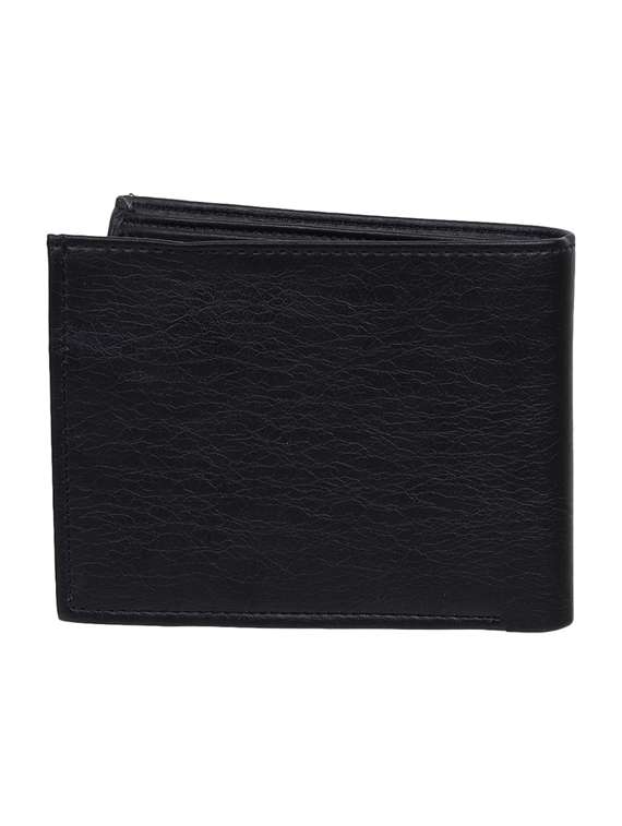 black leatherette wallet - 19707920 - Standard Image - 1