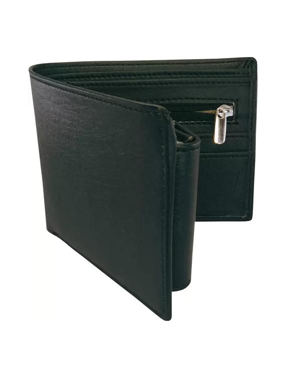 black leatherette wallet - 19707965 -  Zoom Image - 0