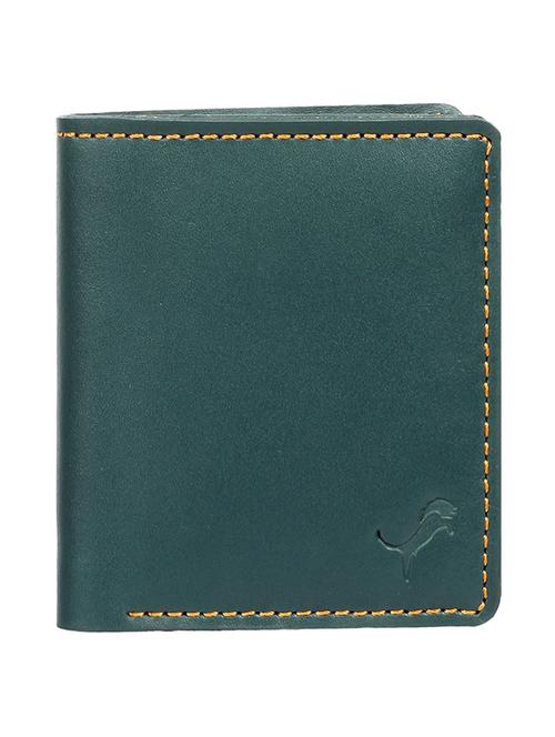 green genuine leather wallet - 19707975 - Standard Image - 0