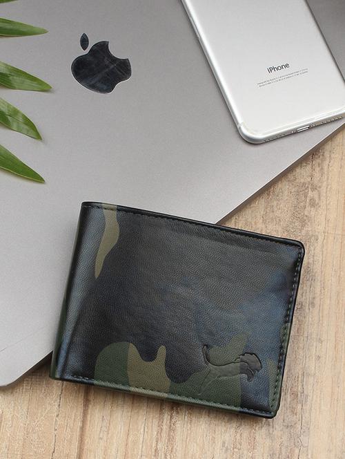 green leatherette wallet - 19707991 - Standard Image - 0
