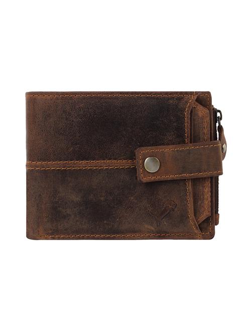 brown genuine leather wallet - 19707992 - Standard Image - 0