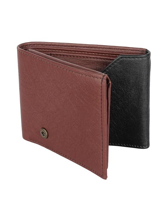 brownblack leatherette wallet - 19708012 -  Zoom Image - 0