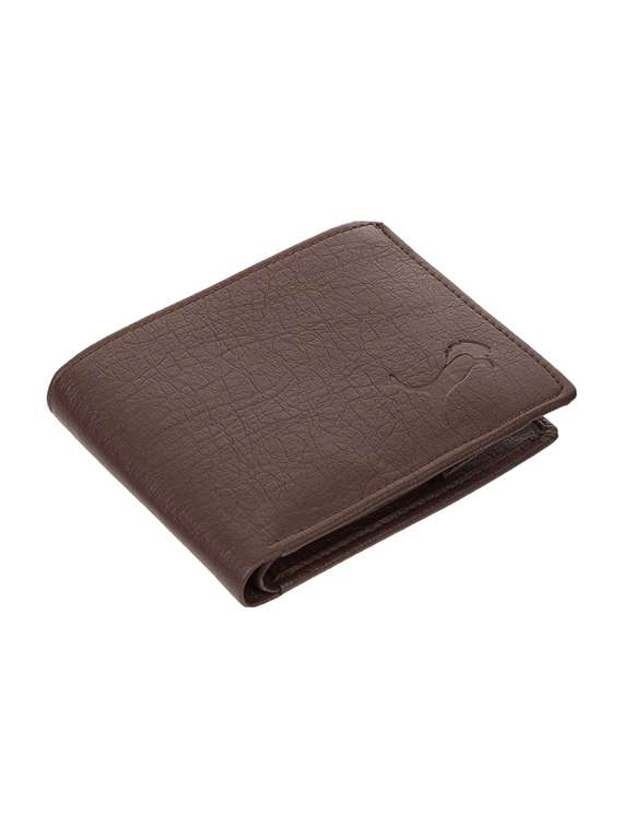 brown leatherette wallet - 19708020 -  Standard Image - 1