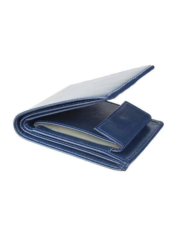 blue leatherette wallet - 19708022 - Standard Image - 1