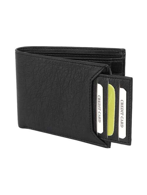 black leatherette wallet - 19708028 - Standard Image - 0