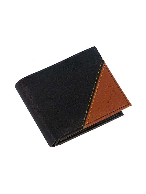 multicolor leatherette wallet