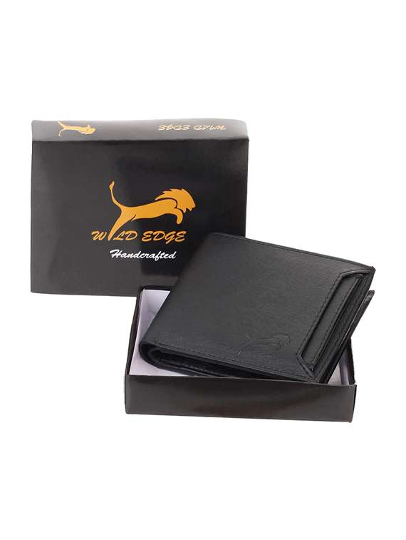 black leatherette wallet - 19708052 - Standard Image - 4